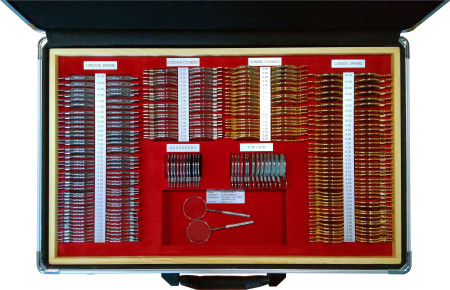 Набор пробных линз Almas MT-266 (золотые и серебрянные ободки)